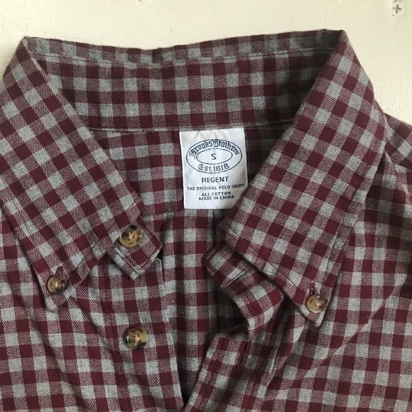 Brooks Brothers Checked Button Down - Picture 2 of 3